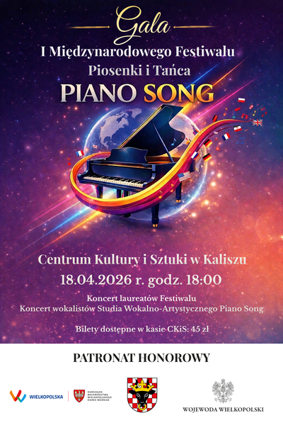 Plakat wydarzenia:  Gala I Międzynarodowego Festiwalu Piosenki i Tańca 