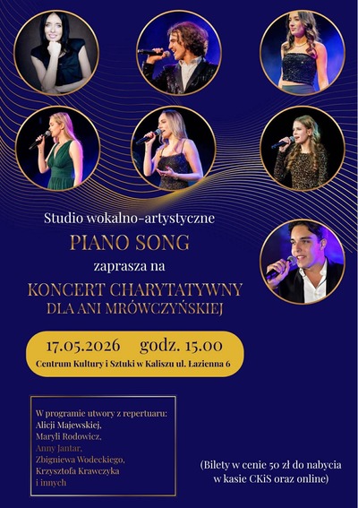 Event poster:  Razem dla Anusi 