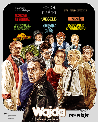Plakat wydarzenia:  Człowiek z marmuru. Wajda re-wizje 